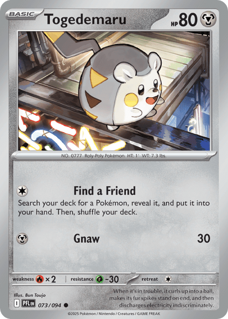 Togedemaru (73) — Phantasmal Flames