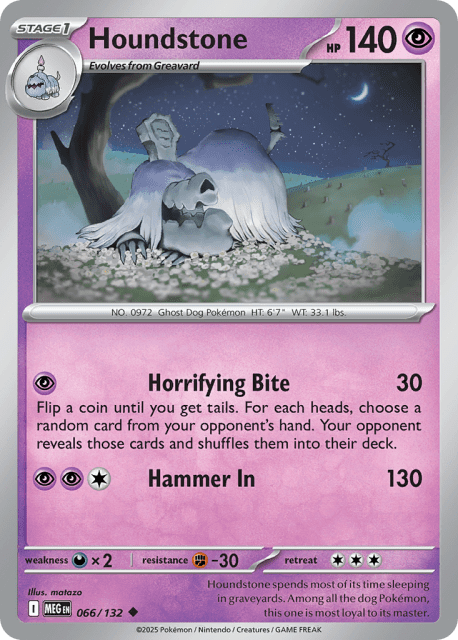 Houndstone (66) — Mega Evolution