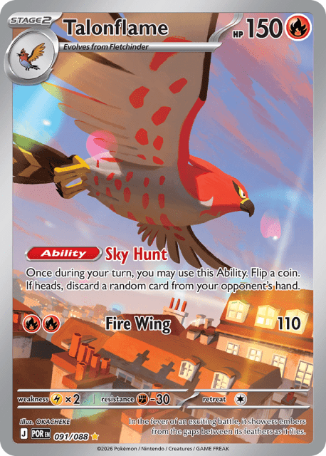 Talonflame (Holofoil) (91) — Perfect Order