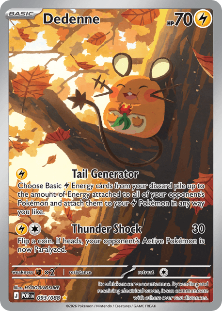 Dedenne (Holofoil) (93) — Perfect Order