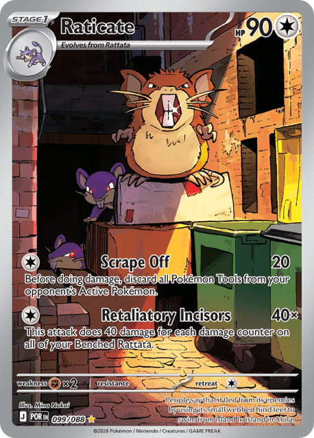 Raticate (Holofoil) (99) — Perfect Order