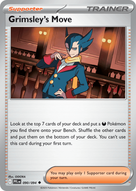 Grimsley's Move (Reverse Holofoil) (90) — Phantasmal Flames
