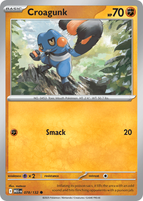 Croagunk (78) — Mega Evolution