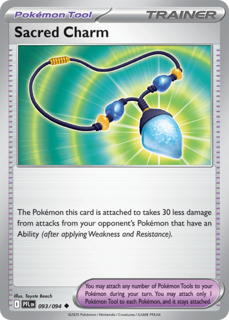 Sacred Charm (Reverse Holofoil) (93) — Phantasmal Flames