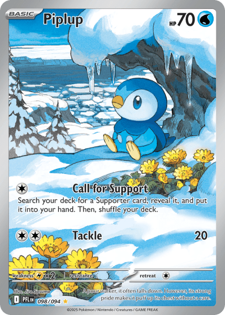 Piplup (Holofoil) (98) — Phantasmal Flames