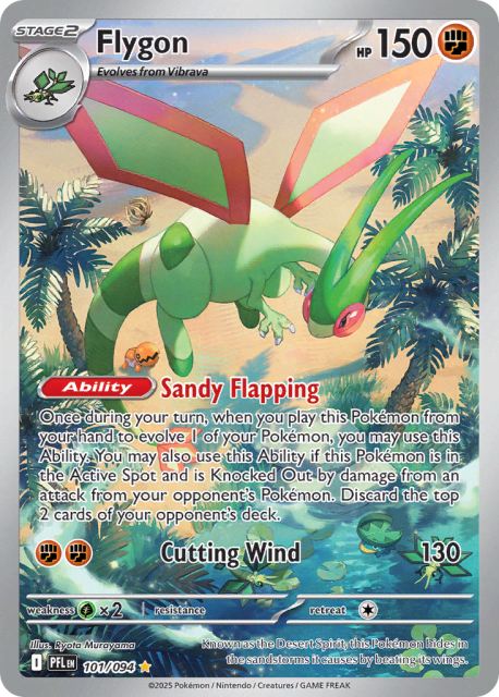 Flygon (Holofoil) (101) — Phantasmal Flames