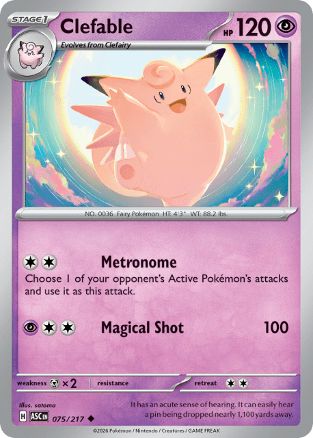 Clefable (75) — Ascended Heroes