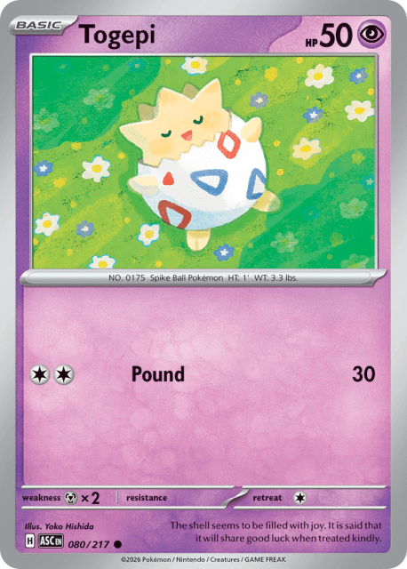 Togepi (80) — Ascended Heroes