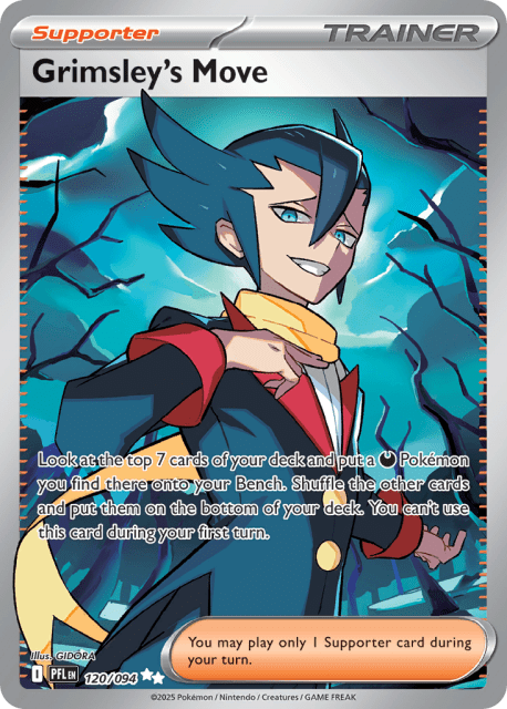 Grimsley's Move (Holofoil) (120) — Phantasmal Flames