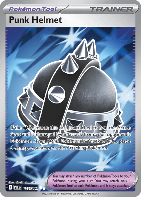 Punk Helmet (Holofoil) (121) — Phantasmal Flames