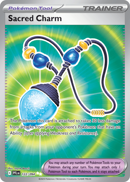 Sacred Charm (Holofoil) (122) — Phantasmal Flames