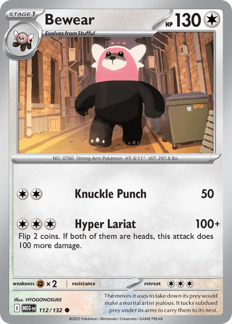 Bewear (112) — Mega Evolution