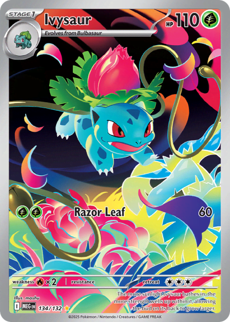 Ivysaur (Holofoil) (134) — Mega Evolution