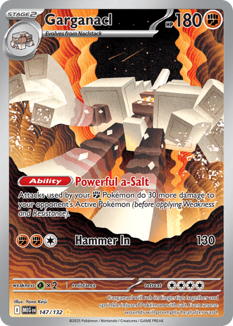 Garganacl (Holofoil) (147) — Mega Evolution