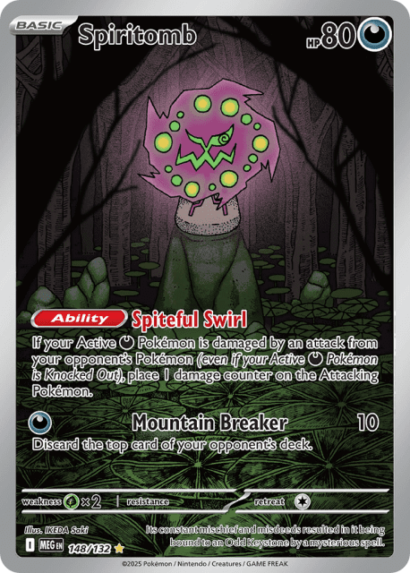 Spiritomb (Holofoil) (148) — Mega Evolution