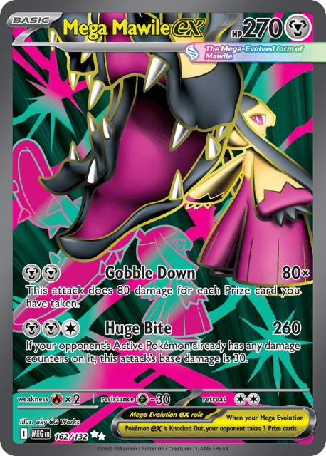 Mega Mawile ex (Holofoil) (162) — Mega Evolution