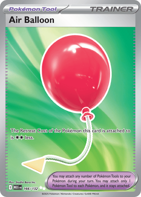 Air Balloon (Holofoil) (166) — Mega Evolution