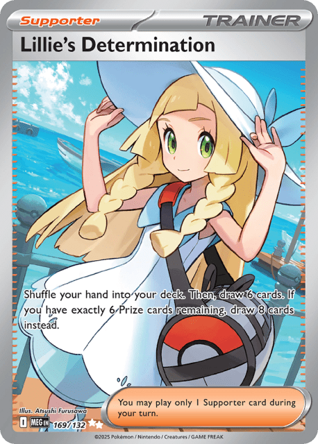 Lillie's Determination (Holofoil) (169) — Mega Evolution