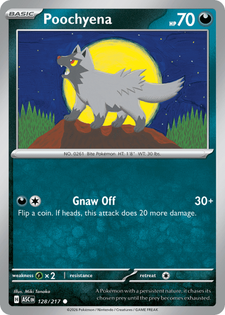 Poochyena (128) — Ascended Heroes