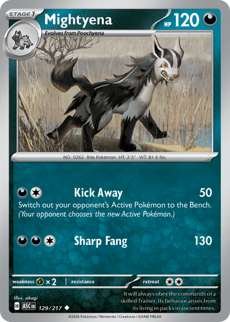 Mightyena (129) — Ascended Heroes