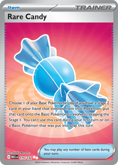 Rare Candy (Holofoil) (175) — Mega Evolution
