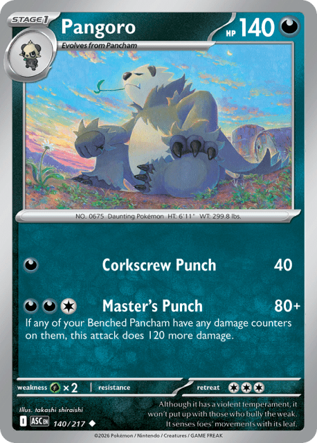 Pangoro (140) — Ascended Heroes