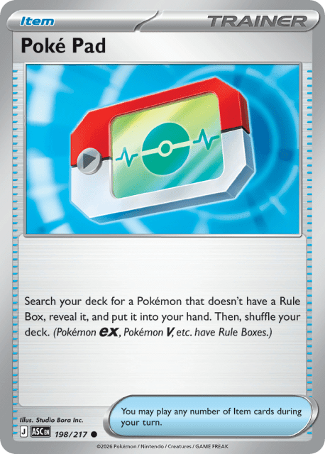 Poké Pad (Reverse Holofoil) (198) — Ascended Heroes