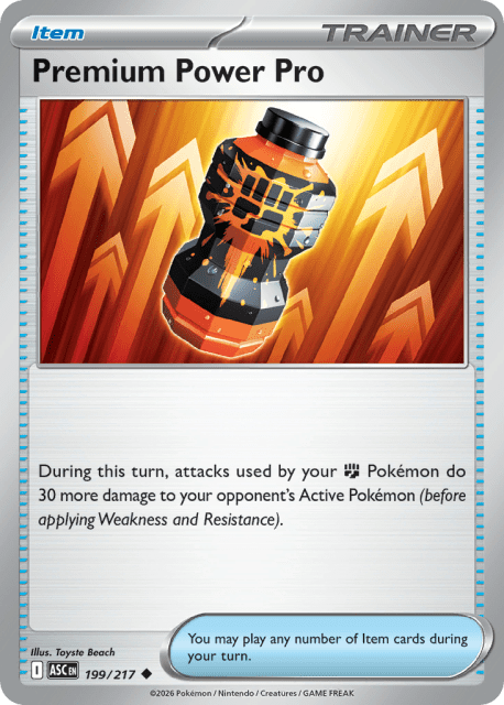 Premium Power Pro (Reverse Holofoil) (199) — Ascended Heroes