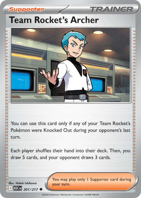 Team Rocket's Archer (201) — Ascended Heroes