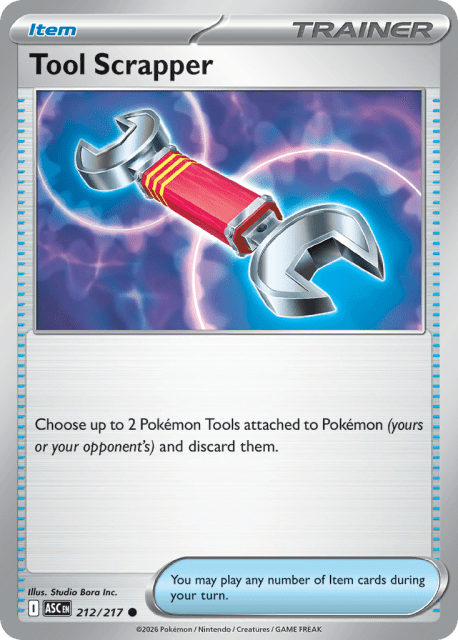 Tool Scrapper (Reverse Holofoil) (212) — Ascended Heroes