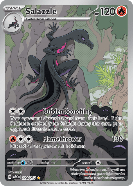 Salazzle (Holofoil) (224) — Ascended Heroes