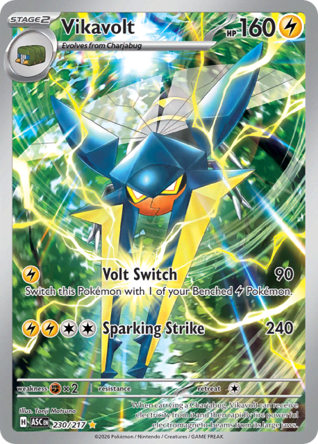 Vikavolt (Holofoil) (230) — Ascended Heroes