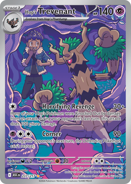 Hop's Trevenant (Holofoil) (237) — Ascended Heroes