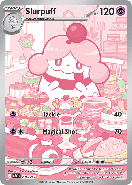 Slurpuff (Holofoil) (236) — Ascended Heroes