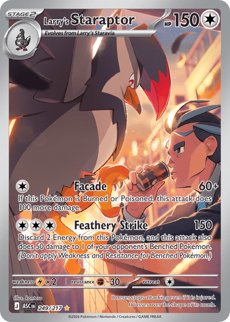 Larry's Staraptor (Holofoil) (249) — Ascended Heroes