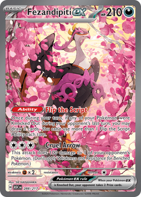 Fezandipiti ex (Holofoil) (288) — Ascended Heroes