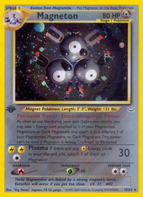 Magneton (Unlimited Holofoil) (10) — Neo Revelation