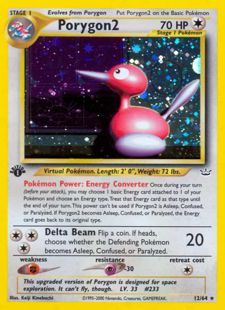 Porygon2 (Unlimited Holofoil) (12) — Neo Revelation