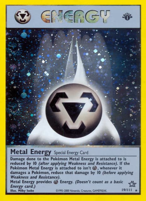Metal Energy (Unlimited Holofoil) (19) — Neo Genesis
