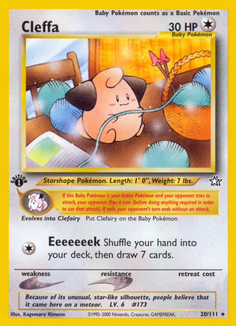 Cleffa (Unlimited) (20) — Neo Genesis