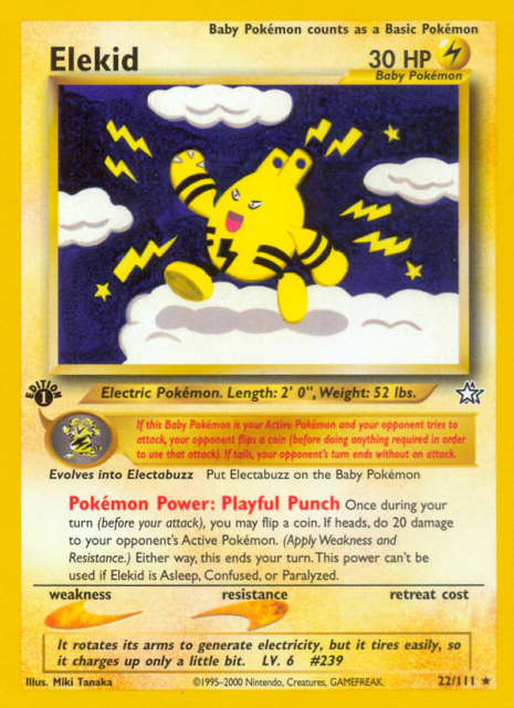 Elekid (First Edition) (22) — Neo Genesis