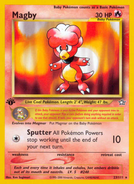 Magby (First Edition) (23) — Neo Genesis