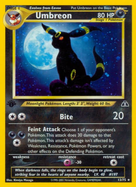 Umbreon (Unlimited Holofoil) (13) — Neo Discovery