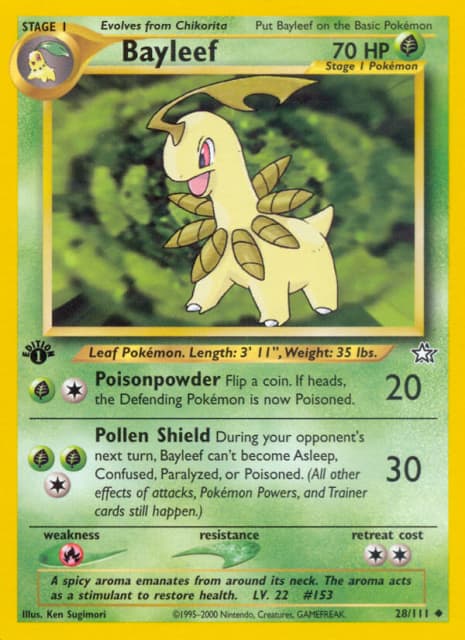 Bayleef (Unlimited) (28) — Neo Genesis