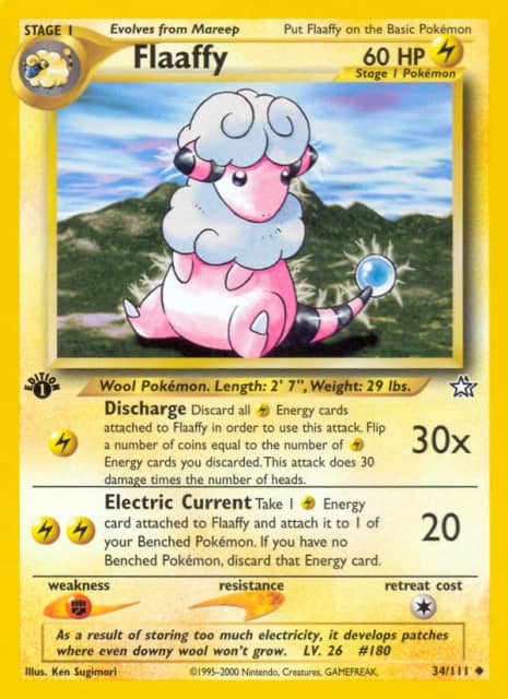 Flaaffy (Unlimited) (34) — Neo Genesis
