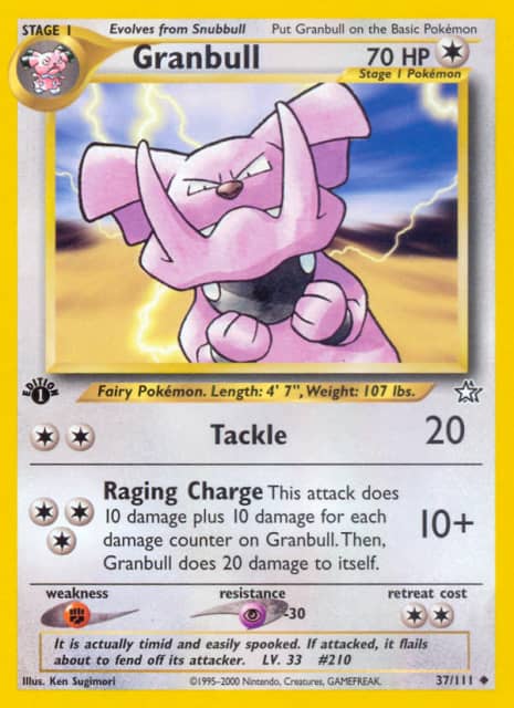 Granbull (Unlimited) (37) — Neo Genesis