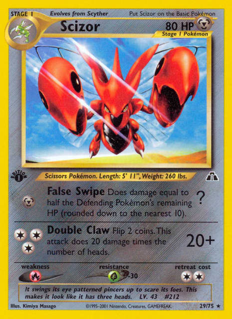 Scizor (Unlimited) (29) — Neo Discovery