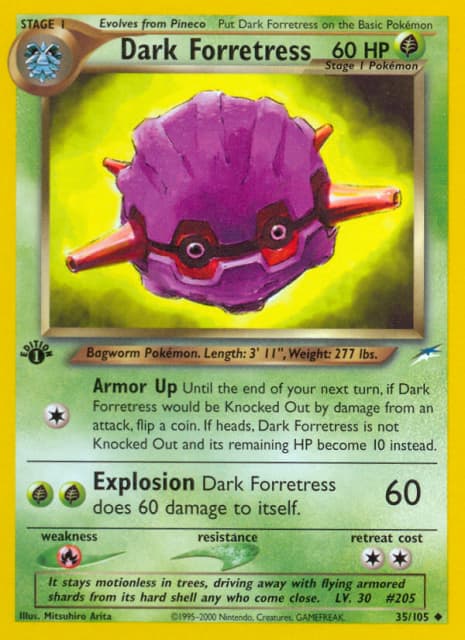 Dark Forretress (First Edition) (35) — Neo Destiny