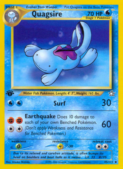 Quagsire (Unlimited) (45) — Neo Genesis