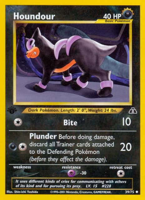 Houndour (Unlimited) (39) — Neo Discovery